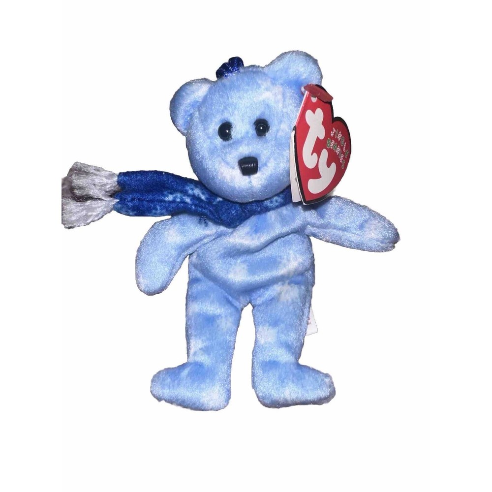 TY Christmas Jingle Beanie 1999 Holiday Teddy - Bear